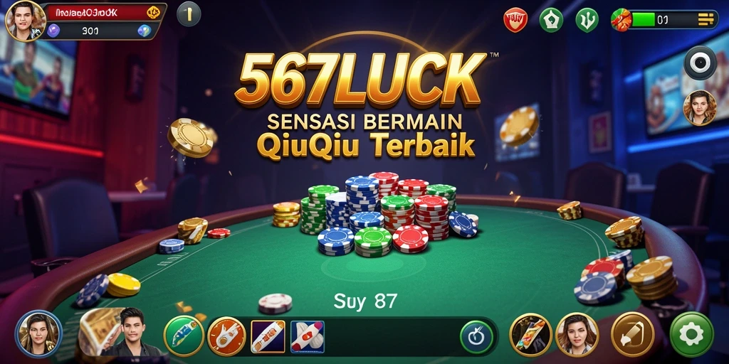 Tampilan menarik dari gameplay QiuQiu di 567LUCK.