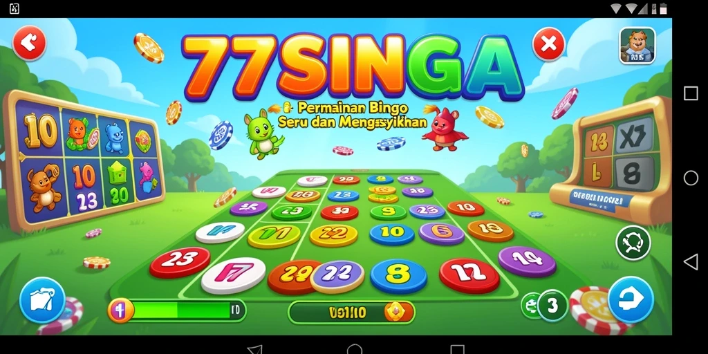 Tampilan gameplay Bingo yang seru dan mengasyikkan.