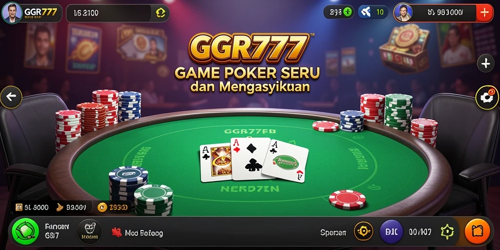 Tampilan gameplay GGR777 yang penuh strategi dan interaksi.