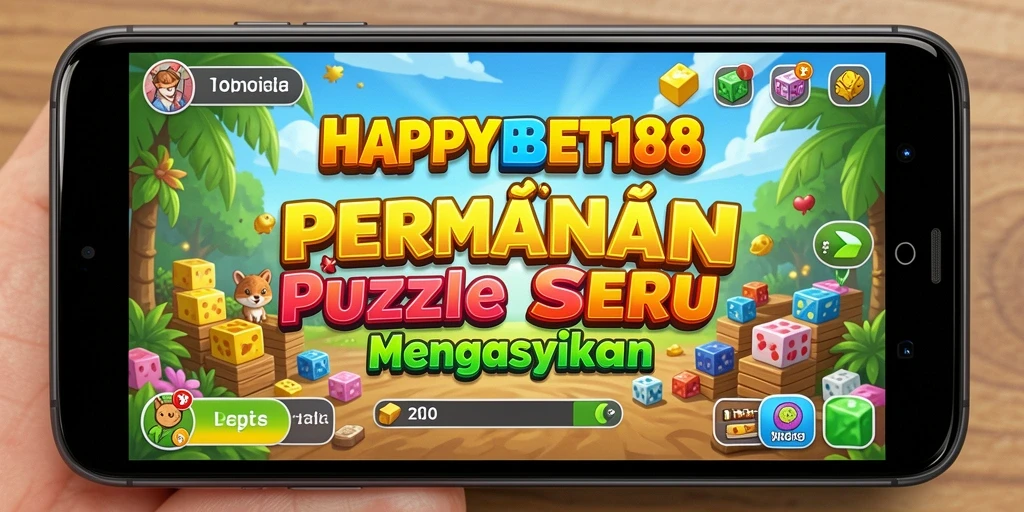 Tampilan gameplay seru dari game Puzzle HAPPYBET188.