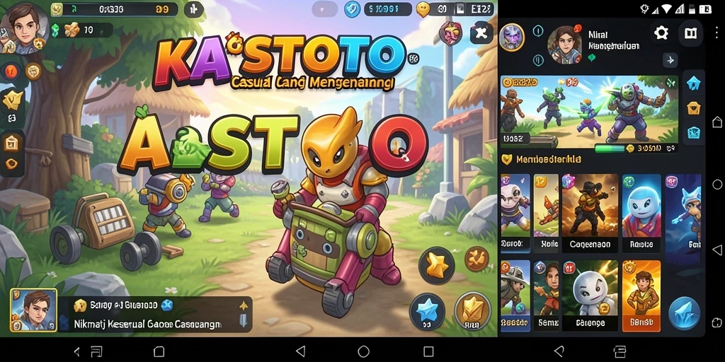 Screenshot KASTOTO menampilkan gameplay yang seru dan menarik.