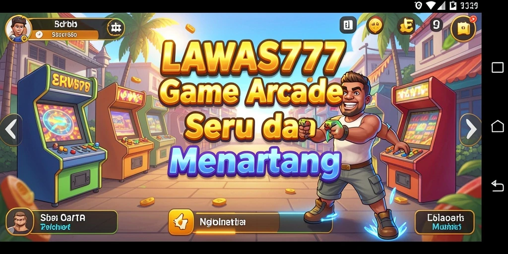 Tampilan gameplay LAWAS777 dengan aksi Arcade yang mendebarkan.