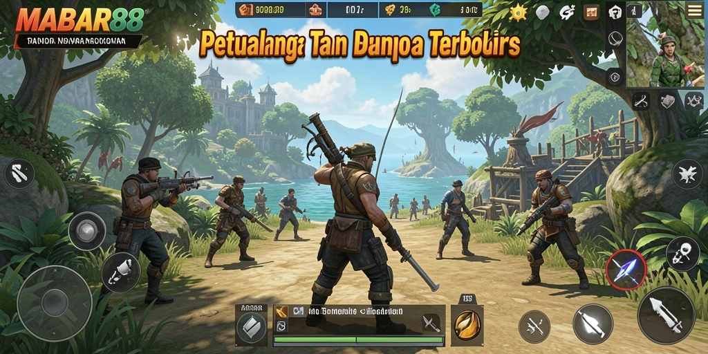 Tampilan gameplay MABAR88 yang menakjubkan di dunia terbuka
