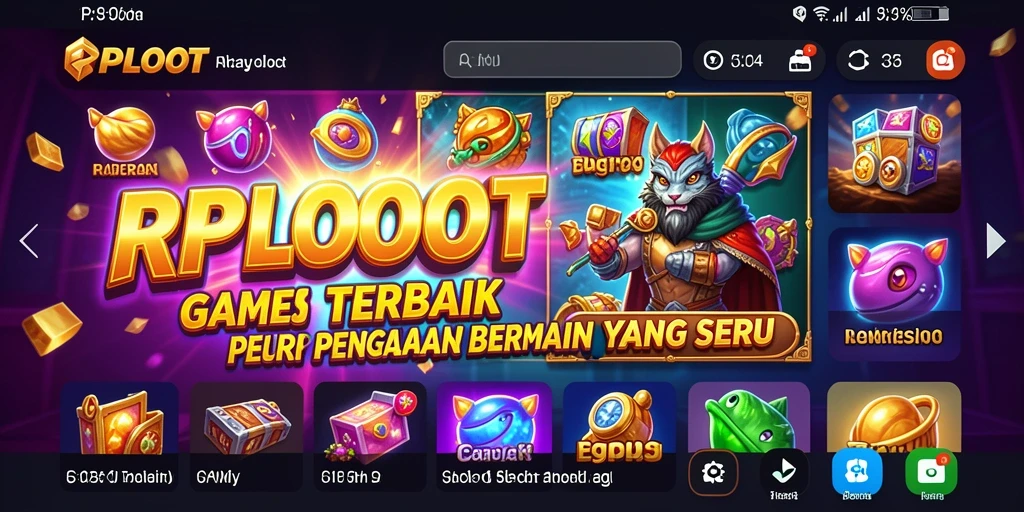 Tampilan gameplay Slot RPLOOT yang seru dan menarik.