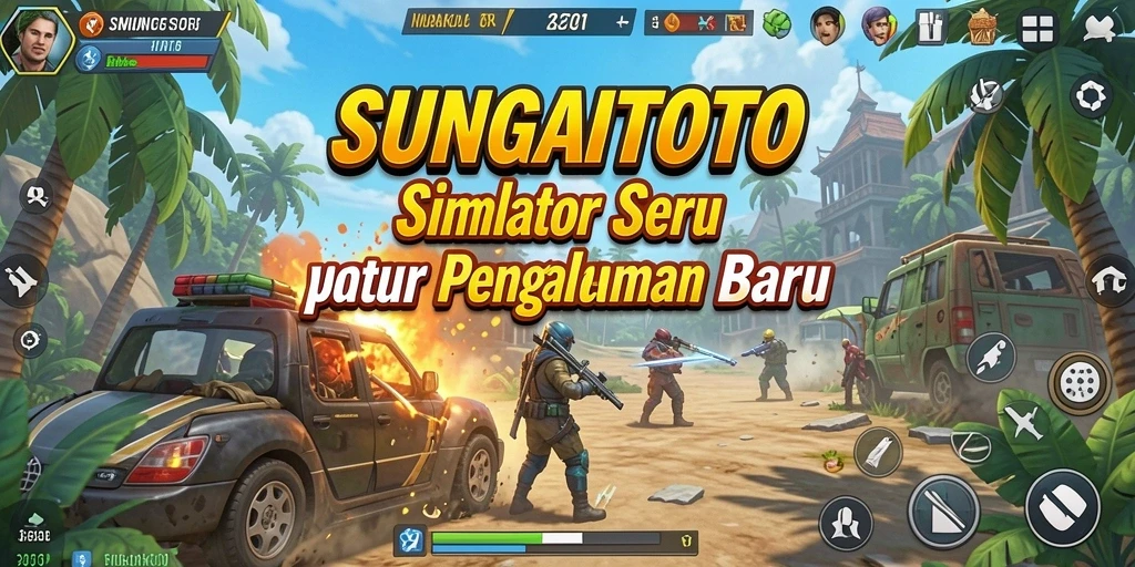 Tangkapan layar SUNGAITOTO menampilkan keseruan gameplay simulasi yang dinamis.