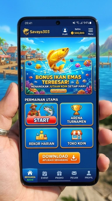Proses pengunduhan cepat dan mudah di aplikasi savaya303.